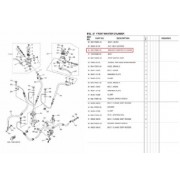 N-MAX125 엔맥스125 마스터실린더브라켓 좌측 2DP-F5867-00