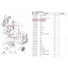 N-MAX125 엔맥스125(21년~) 라디에이터ASSY B6H-E240A-01