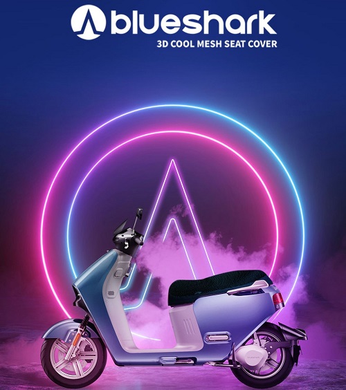 HONDA 골드윙1800 GL1800(~17년)(앞뒤세트) 시트커버 쿨시트커버 메쉬방석 3D원단 블루샤크  국내생산